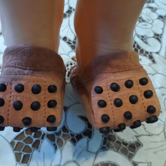 Tod Tod\'s Saddle Brown Suede Ballerina Dee Moccasino Loafer Size 36.5M
